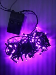 100 Luces lineal 7m musical lila