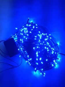 300 Luces lineal 21m musical azul