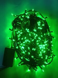 300 Luces lineal 21m musical verde