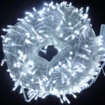 500 Luces lineal 35m blanco musical cable transparente